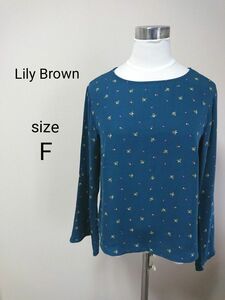 Lily Brown 長袖カットソー シャツ ブラウス