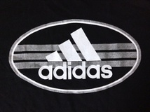 ★中古★古着 90s USA製 アディダス 半袖Tシャツ 黒 ブラック アメリカ製 ビンテージ ヴィンテージ adidas ゆるダボ ボックスシルエット_画像7