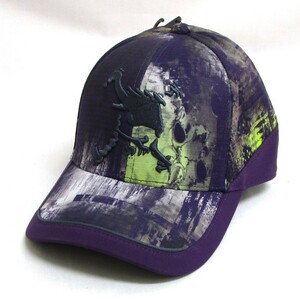 オークリー キャップ FOS901147-81J ベリープリント Skull Graphic Cap Fa 22.0★送料無料 OAKLEY スカルグラフィック Berry Print 紫