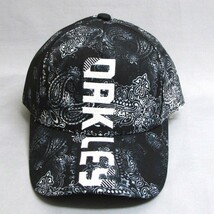 オークリー キャップ FOS901611-00G ブラックプリント VERTICAL Cap FA 23.0★送料無料 OAKLEY バーチカル BLACK PRINT ブラック 黒_画像2