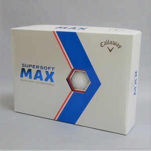 Callaway 2023年 スーパーソフト MAX ホワイト 1箱 12球 日本仕様 キャロウェイ SUPERSOFT マックス 2ピース
