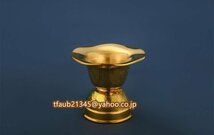 密教法具 真言宗 華水器 聖天用法具 仏具 真鍮製 磨き仕上げ 直径10.5cm_画像2