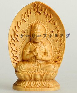 【ケーリーフショップ】仏教美術 大日如来 精密彫刻 仏像 手彫り 木彫仏像 仏師手仕上げ品