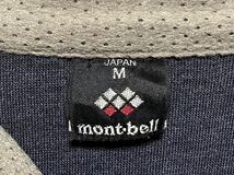 mont-bell モンベル CLIMAWOOLフリースジャケット M紺_画像6