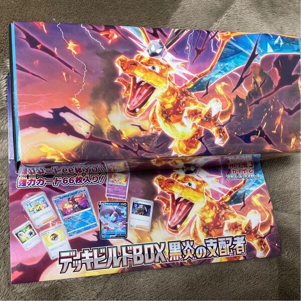 デッキビルドBOX 黒炎の支配者 パック ストレージボックス リザードン テラスタル 色違い