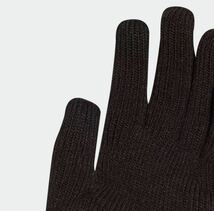 ラスト1点 新品 アディダス 手袋 グローブ Mサイズ adidas ティロ グローブ Tiro Gloves タッチスクリーン操作可能 黒 送料込み 送料無料_画像4