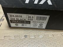 値下げ 新品 WX-0010 テクシーワークス 26.5cm アシックス 商事 プロテクティブスニーカー 安全靴 防滑 耐油 黒ファスナーブラック送料無料_画像9