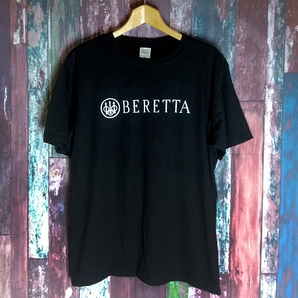 送込 BERETTA  ベレッタM84  半袖Tシャツ 黒 Lサイズの画像2