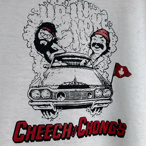 送込 Cheech & Chong スモーキング作戦　ローライダー　チーチ&チョン　半袖Tシャツ　白　Lサイズ 