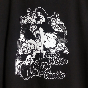 送込　セディショナリーズ的　白雪姫＆7人の小人　半袖Tシャツ 黒　Mサイズ