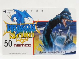  rare telephone card!! unused Namco Dragon Spirit 50 frequency ×1 telephone card telephone card namco DRAGON SPIRIT *P
