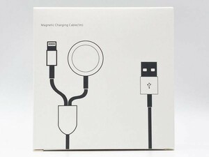 【2in1 Apple Watch / iPhone 充電 ケーブル】 新品 iPhone iPad iPod ライトニングケーブル Lightningケーブル 充電器 USB