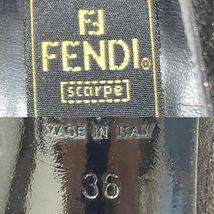 【新古品】FENDI フェンディ　scarpe ヒールパンプス　36 23cm ＊CJ_画像9