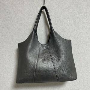 【美品】和光　WAKO レザーハンドバッグ　シルバー　＊5