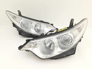 a管k230203-0205 50 55 20 エスティマ HID ヘッド ライト ランプ レンズ純正 KOITO 28-187 左右 外装 GSR ACR AHR (18)