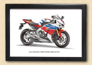 【標準仕様】ホンダ CBR1000RR (SC59後期 2013、14、15モデル各色) イラスト