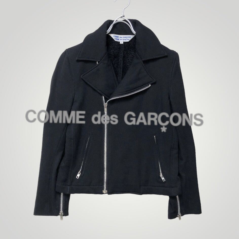 希少 eYe COMME des GARCONS ライダースジャケット レザー黒-