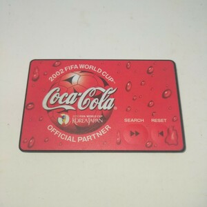 2002 FIFA WORLD CUP Coca-Cola カードラジオ コカコーラ 非売品 レア物 ①　S