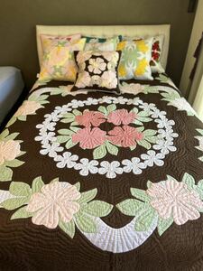 [ Ray lani new commodity ] Hawaiian quilt high class bedcover double limitation first come, first served 