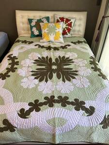 [ Ray lani new commodity ] Hawaiian quilt high class bedcover double limitation first come, first served 