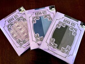 アナスイ ストッキング 3足セット レインボーラメ 未開封品 ◆ ANNA SUI