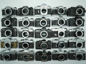 ★MF一眼など★PETRI/YASHICA/FUJICA/OLYMPUS/Konica/MAMIYA/Vivitar/ 等 計:25点まとめ【ジャンク品】28704