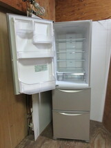 C584●日立■HITACHI■ノンフロン冷凍冷蔵庫■R-K32JVL(T)型■315L■2019年製■中古品_画像4