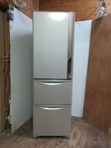 C584●日立■HITACHI■ノンフロン冷凍冷蔵庫■R-K32JVL(T)型■315L■2019年製■中古品_画像1
