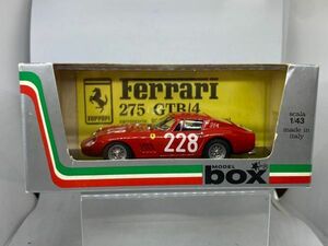 BOX MODEL ボックスモデル 1/43 FERRARI 275 GTB/4 フェラーリ Targa Florio 66 フェラーリ