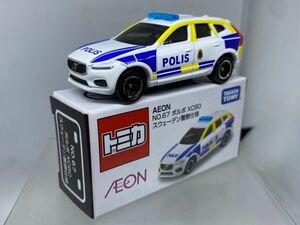 トミカ イオン 限定 No.67 ボルボ XC60 VOLVO パトカー スウェーデン警察仕様