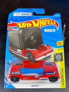 ホットウィール HOTWHEELS ZOOM IN GoPro HERO 5 ゴープロ アクセサリー アタッチメント 赤 カードしわ