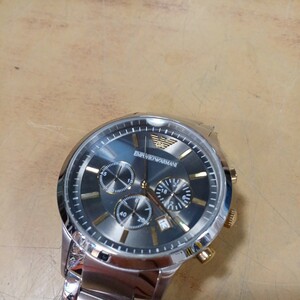 EMPORIO ARMANI AR-11047 エンポリオアルマーニ メンズ クォーツ 腕時計 中古 長期保管