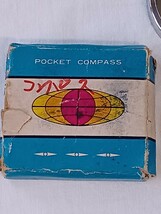 ジャンク ポケットコンパス POCKET COMPASS 中古 長期保管 日本製 レトロ 方位磁石_画像3