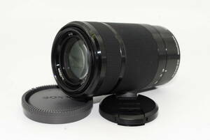 美品 SONY ソニー E 55-210mm F4.5-6.3 OSS SEL55210 Black　前後キャップ 　動作確認済　 #20017