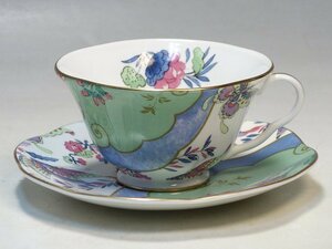 K11010【WEDGWOOD ウェッジウッド】BUTTERFLY BLOOM バタフライ ブルーム カップ＆ソーサー 1客 碗皿