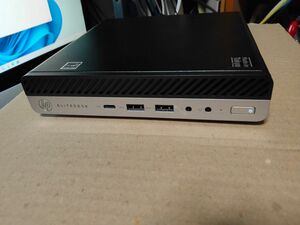 小型PC HP Elitedesk 800G3 i3-6100t nvme＋HDD Wi-Fi