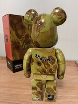 ★BE@RBRICK☆400％ Van Gogh Museum コラボ Sunflowers コレクション モデルおもちゃ ギフト ファッション メディコム【新品】83_画像3