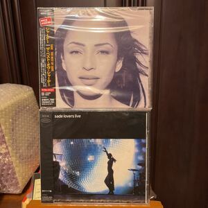 Sade シャーデー　lovers live THE BEST OF SADE 新品未開封シールド　2枚で　EPIC SONY EICP-66 MHCP-607