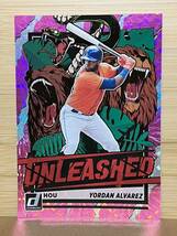 2021 Panini Donruss ヨルダン・アルバレス Yordan Alvarez Unleashed Pink Fireworks Parallel #UNL1_画像1