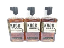 ノブクリーク 9年 KNOB CREEK 3本　750ml 50% バーボンウイスキー 10-19-158〜160_画像1