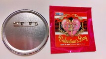 送料140円or追跡付き185円 黒檻のヒナ ワンピース 麦わらストア限定 輩缶バッジ Valentine's Day バレンタインデー2023年 ONE PIECE 海軍_画像6