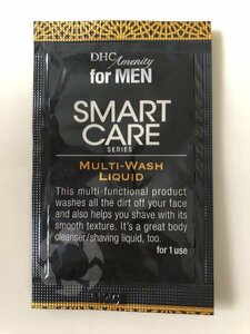 【在庫数1】DHC for MEN マルチウォッシュ リキッド 洗顔＆シェービング 3ml 1回分 微香性（グリーンフローラル）サンプル 試供品 携帯用