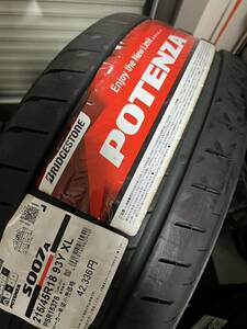 新品　POTENZA S007A 215/45R18 ポテンザ　ブリヂストン