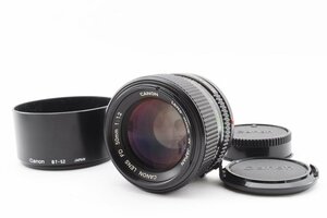 美品 キヤノン Canon New FD 50mm F1.2 フード付き