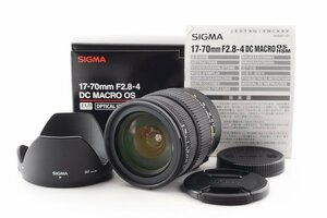 SIGMA シグマ 17-70mm F2.8-4 DC MACRO OS HSM Canon キヤノンEFマウント