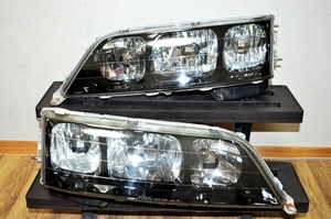 JZX100 GX100 100系 マークⅡ 純正 HID ヘッドライト 左右 セット 付属品完備 美品 KOITO 22-271 インナー ブラック加工 ④ ツアラーV