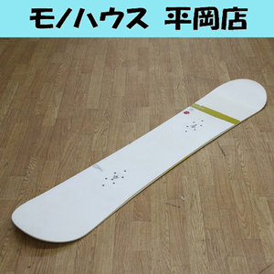 150cm BURTON スノーボード 板のみ ホワイト×イエロー バートン 札幌市 清田区 平岡