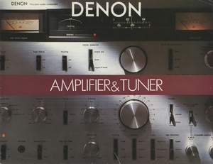 DENON 77 year 5 month amplifier / tuner catalog Denon tube 1940