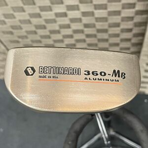 C842-O35-1169 BETTINARDI ベティナルディ 360-MB ALUMINUM RJB MADE IN USA パター メンズ 男性用右利き ゴルフクラブ 全長約89cm ⑥