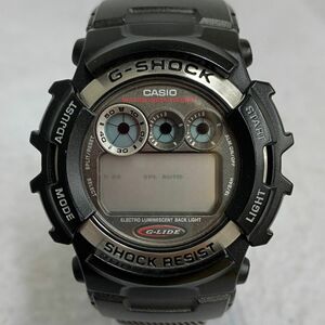 E344-D2-123◎ CASIO G-SHOCK カシオ Gショック ジーショック GL-110 クォーツ デジタル ブラック ラウンド メンズ 腕時計 ②